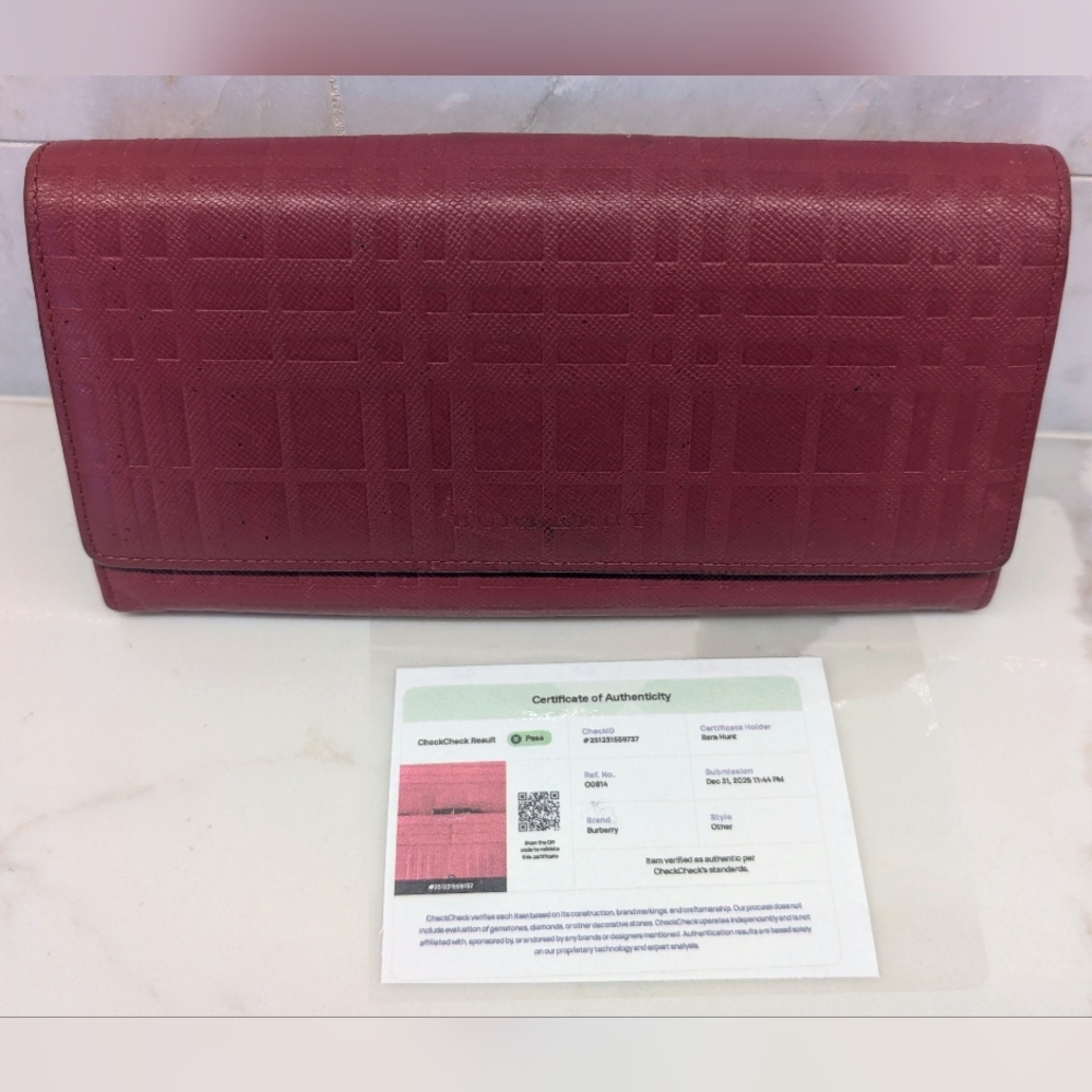 Burberry Red Women's Wallet
